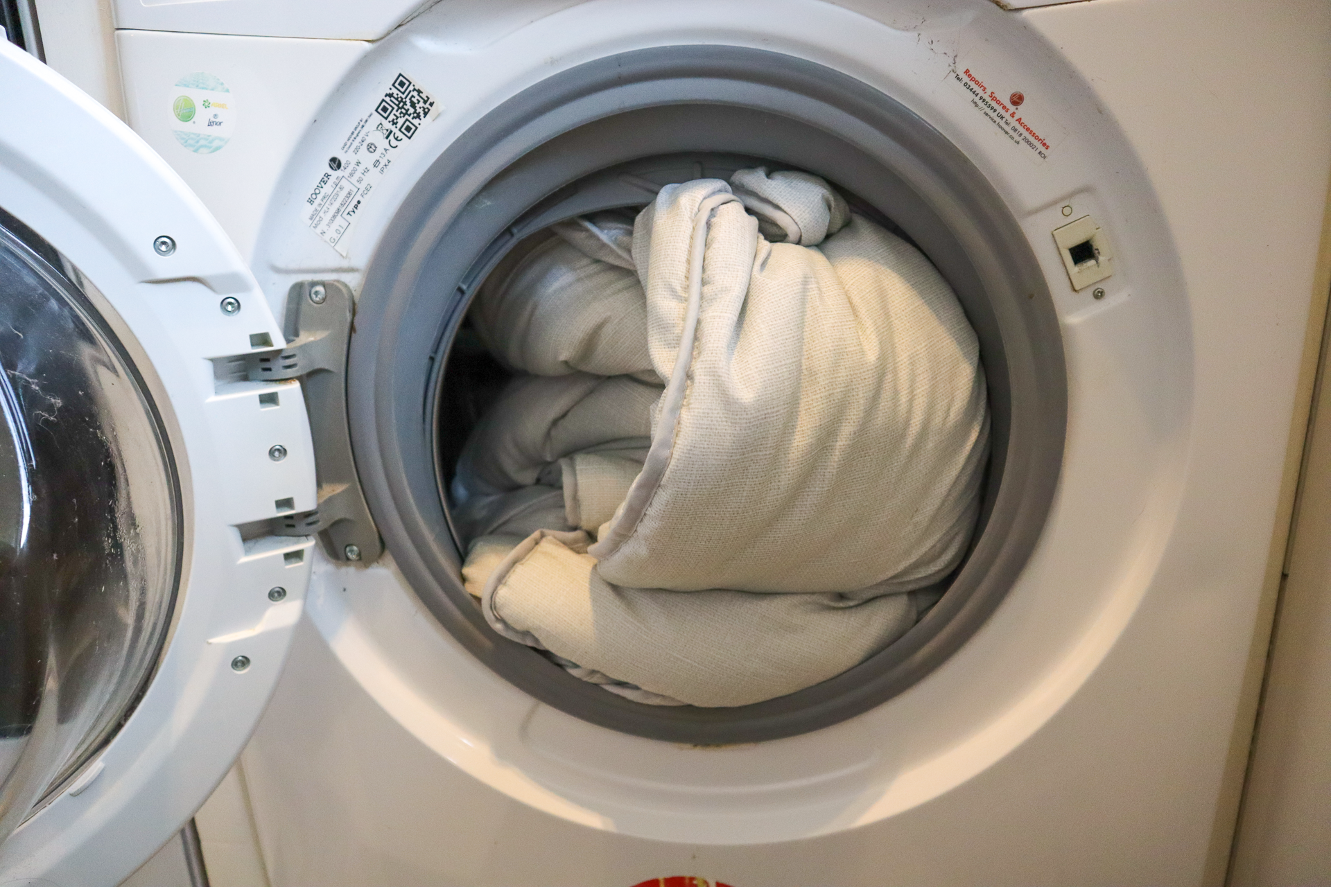 night owl duvet in washing machine